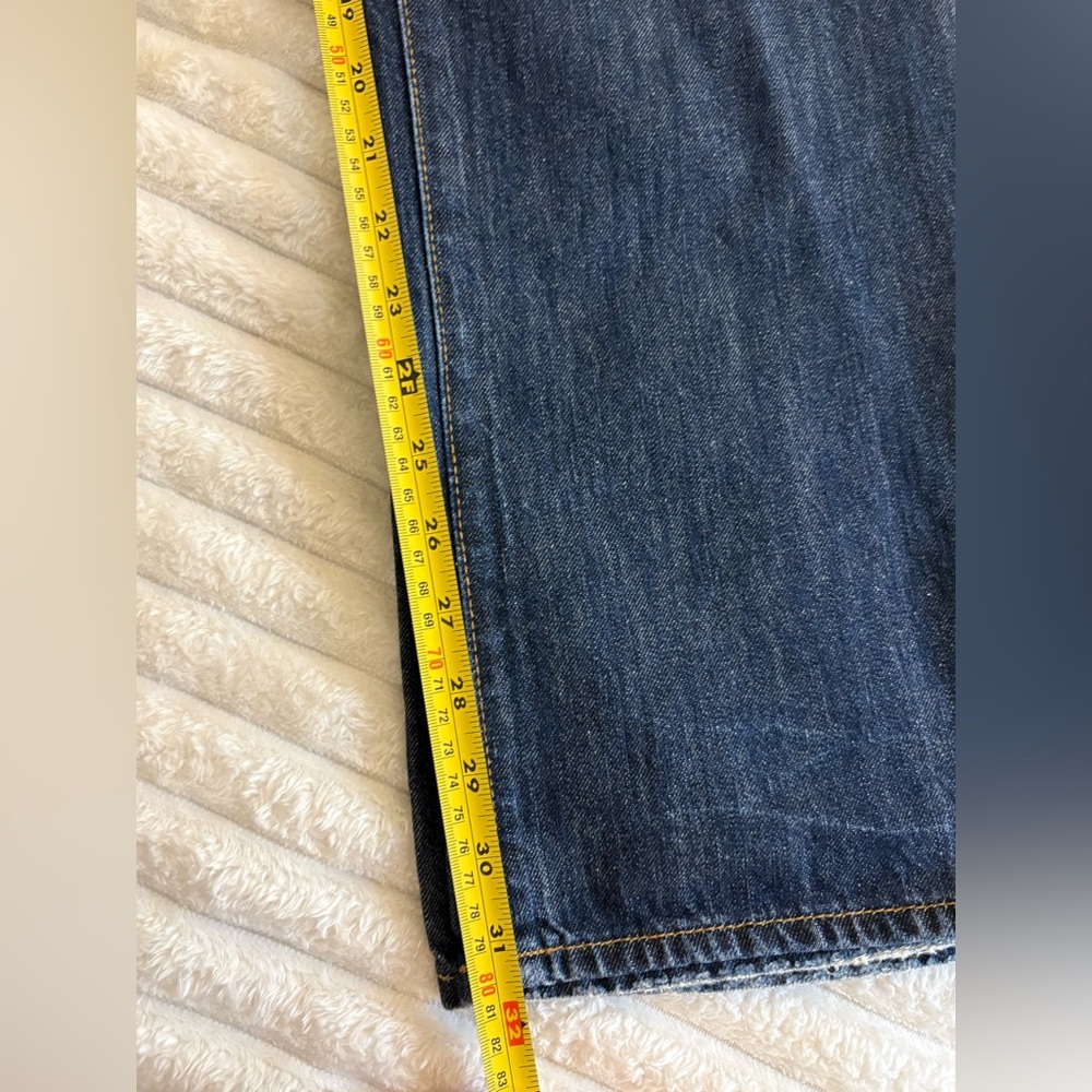 GAP Men's Relaxed Fit Dark Blue Jeans ,Y2K 100% cotton ,30x32 - Picture 9 of 10